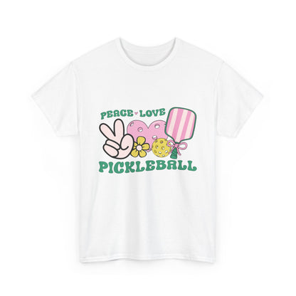 "Peace Love Pickleball" Women's Pickleball T-Shirt