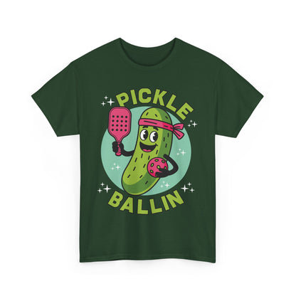 "Pickle Ballin" Men's Pickleball T-Shirt