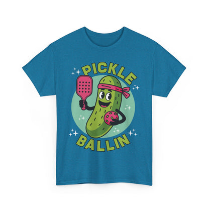 "Pickle Ballin" Men's Pickleball T-Shirt