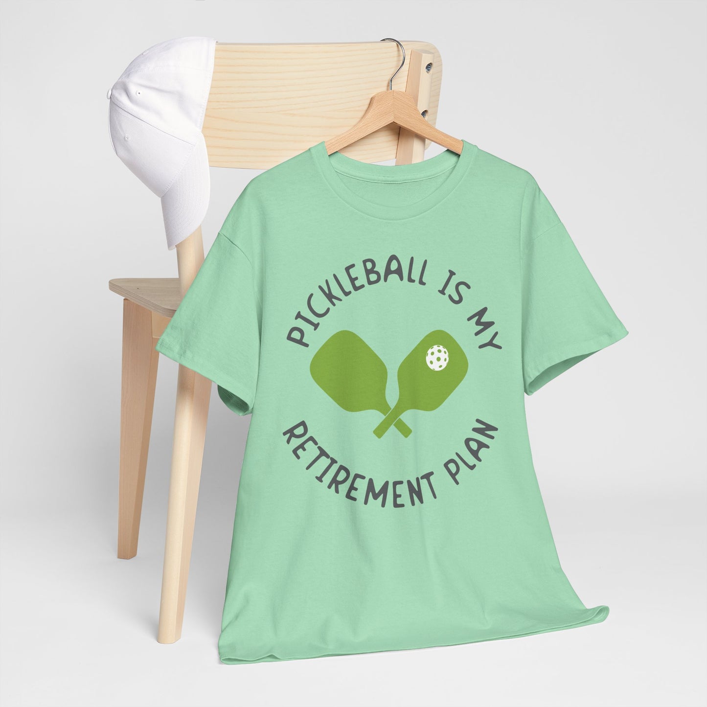 "Pickleball is my Retirement Plan" Men's Pickleball T-Shirt