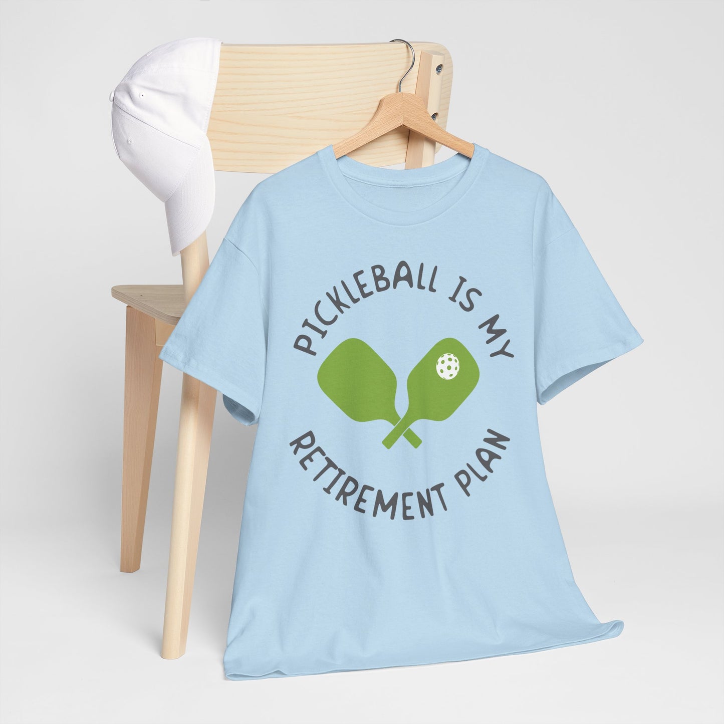 "Pickleball is my Retirement Plan" Men's Pickleball T-Shirt