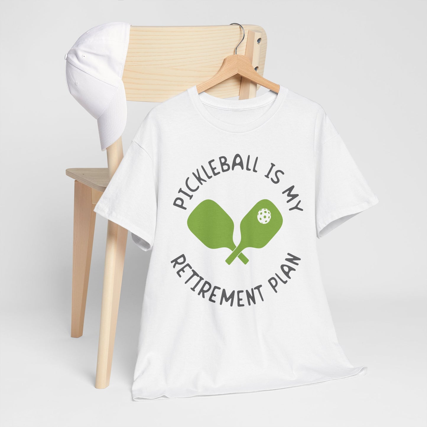 "Pickleball is my Retirement Plan" Men's Pickleball T-Shirt