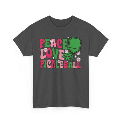 "Pickleball Love Peace" Women's Pickleball T-Shirt