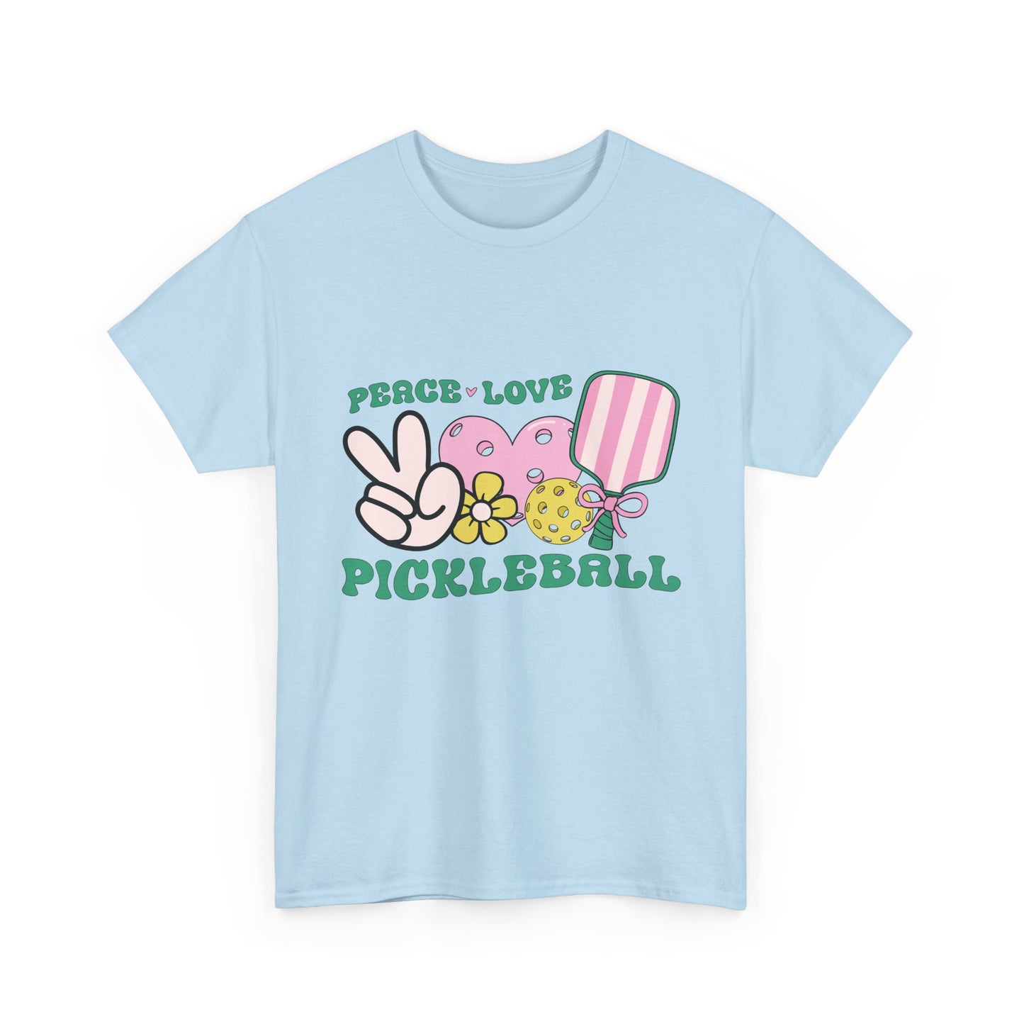 "Peace Love Pickleball" Women's Pickleball T-Shirt