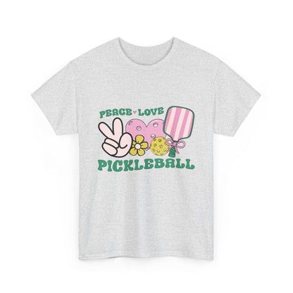 "Peace Love Pickleball" Women's Pickleball T-Shirt