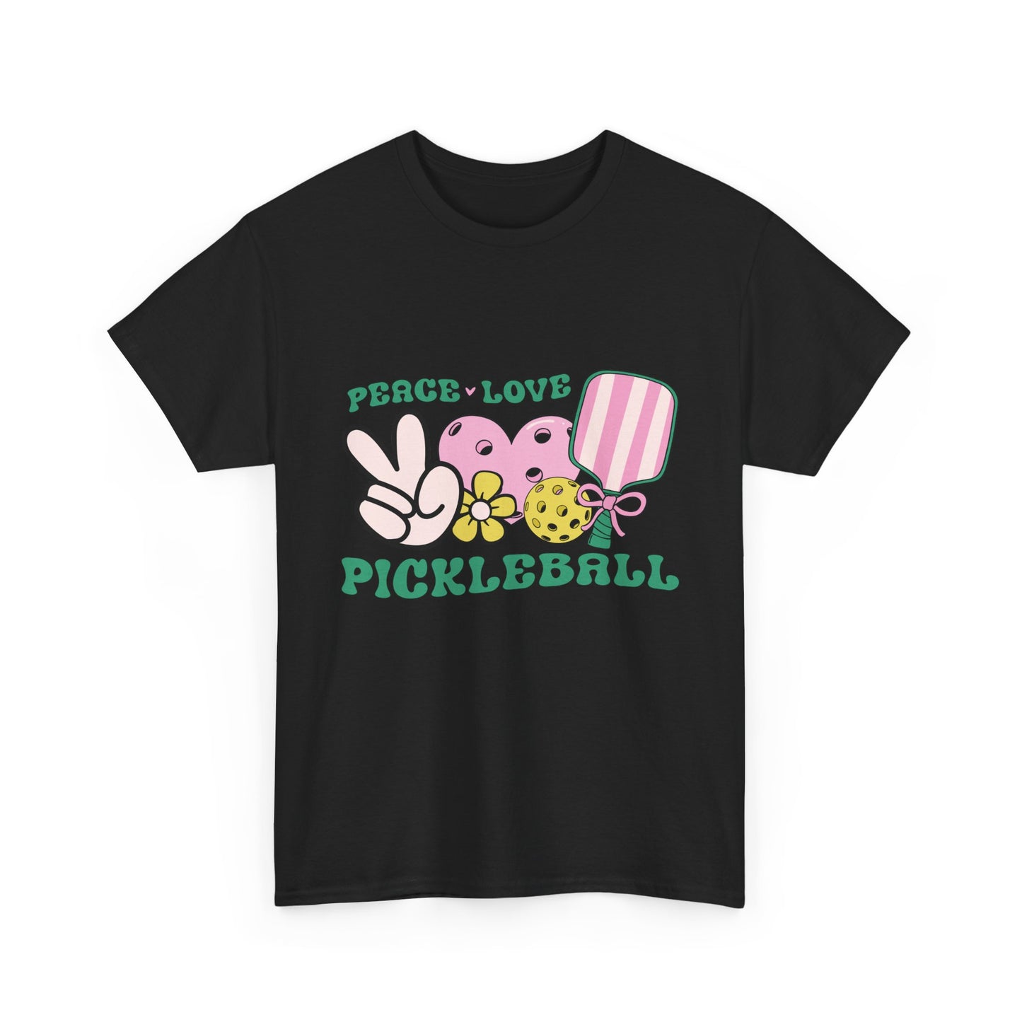 "Peace Love Pickleball" Women's Pickleball T-Shirt