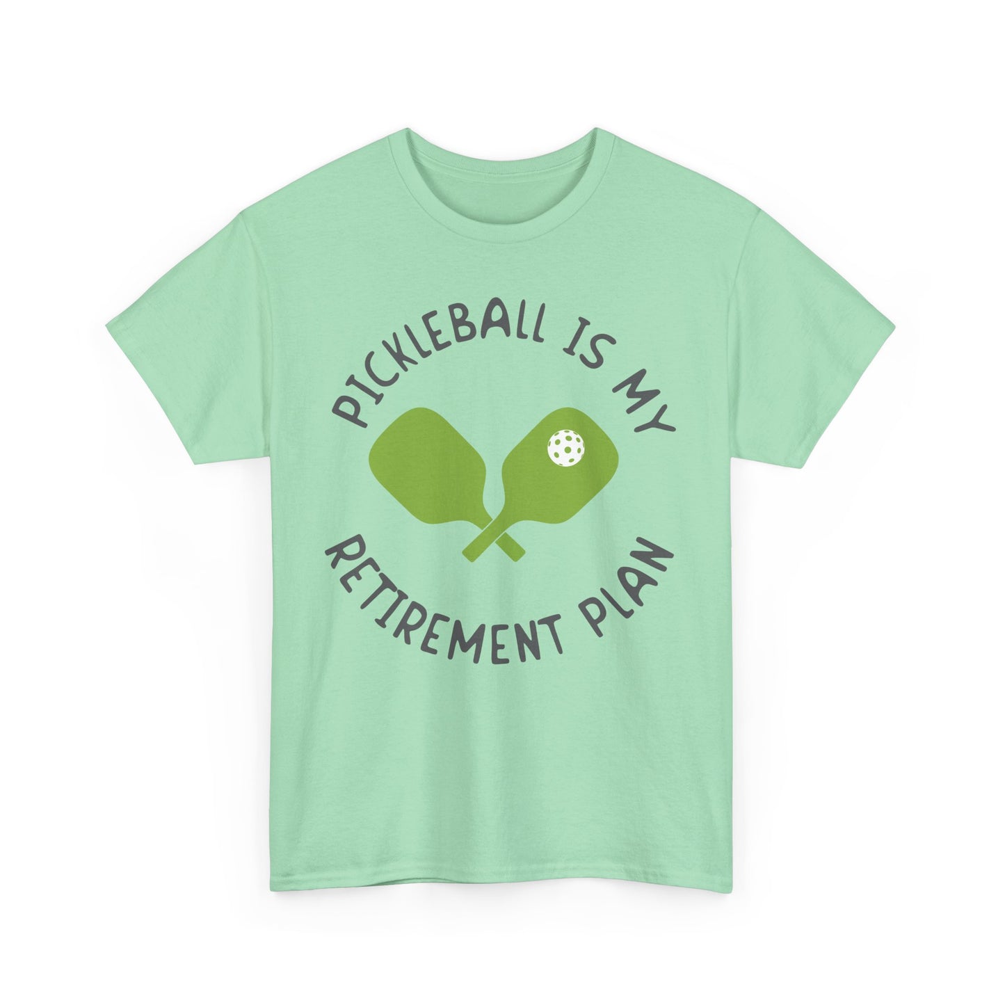 "Pickleball is my Retirement Plan" Men's Pickleball T-Shirt