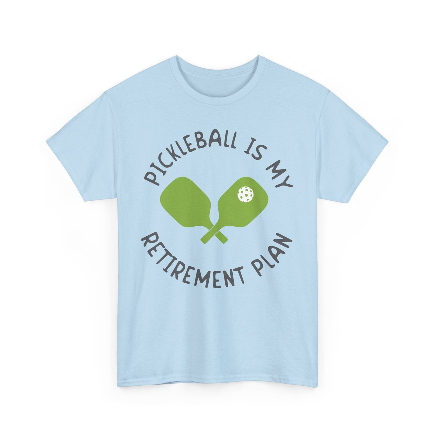 "Pickleball is my Retirement Plan" Men's Pickleball T-Shirt