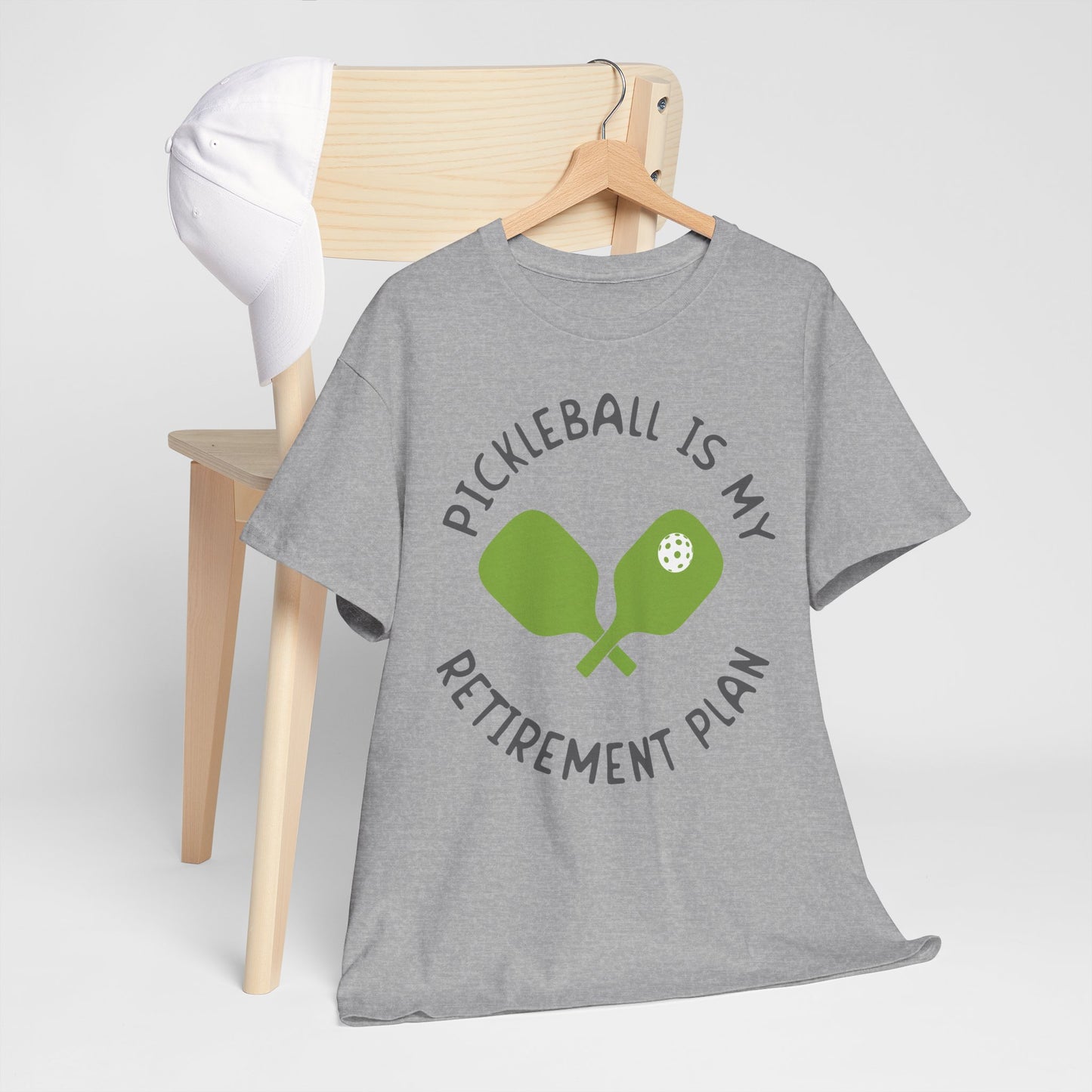 "Pickleball is my Retirement Plan" Men's Pickleball T-Shirt