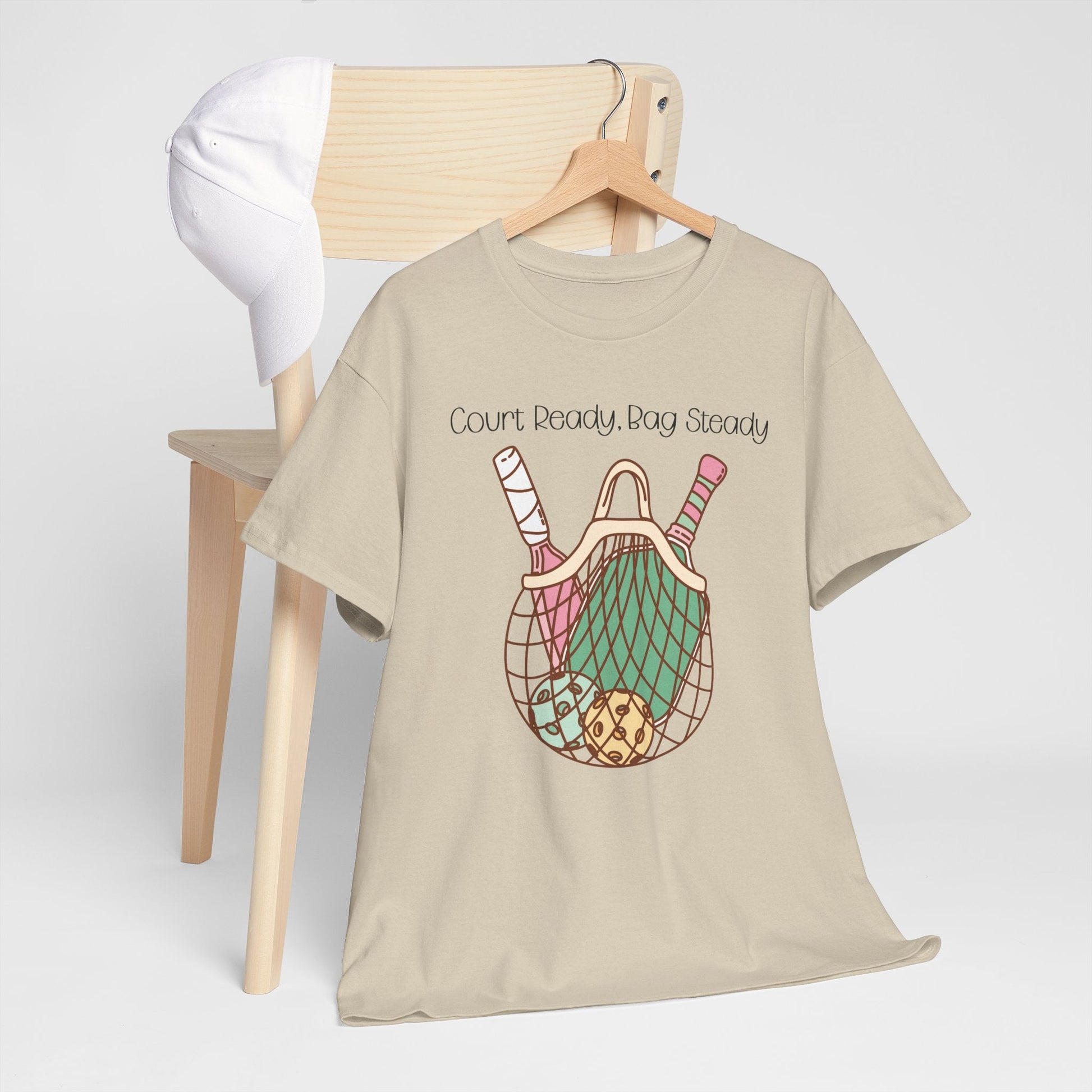 "Court Ready, Bag Steady" Women's Pickleball T-Shirt