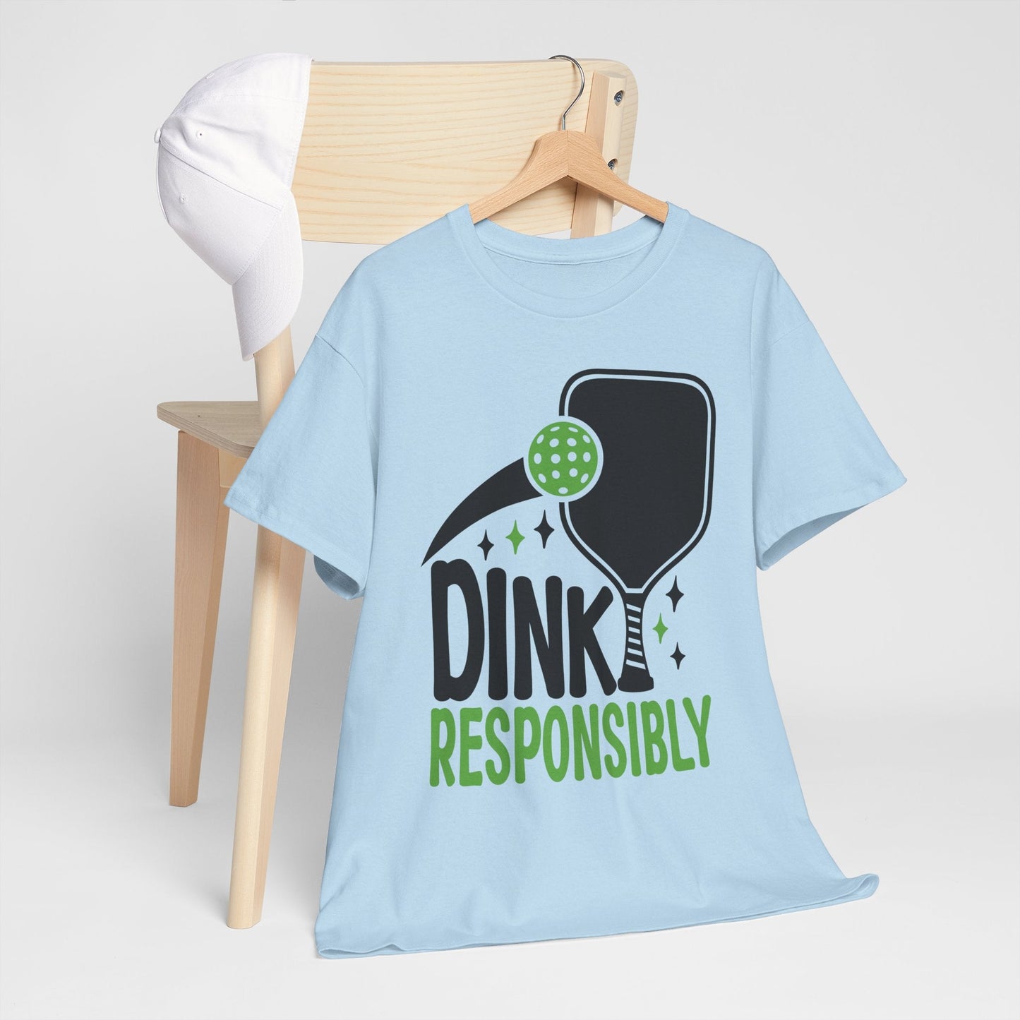 "Dink Responsibly" Pickleball T-Shirt for Men and Women