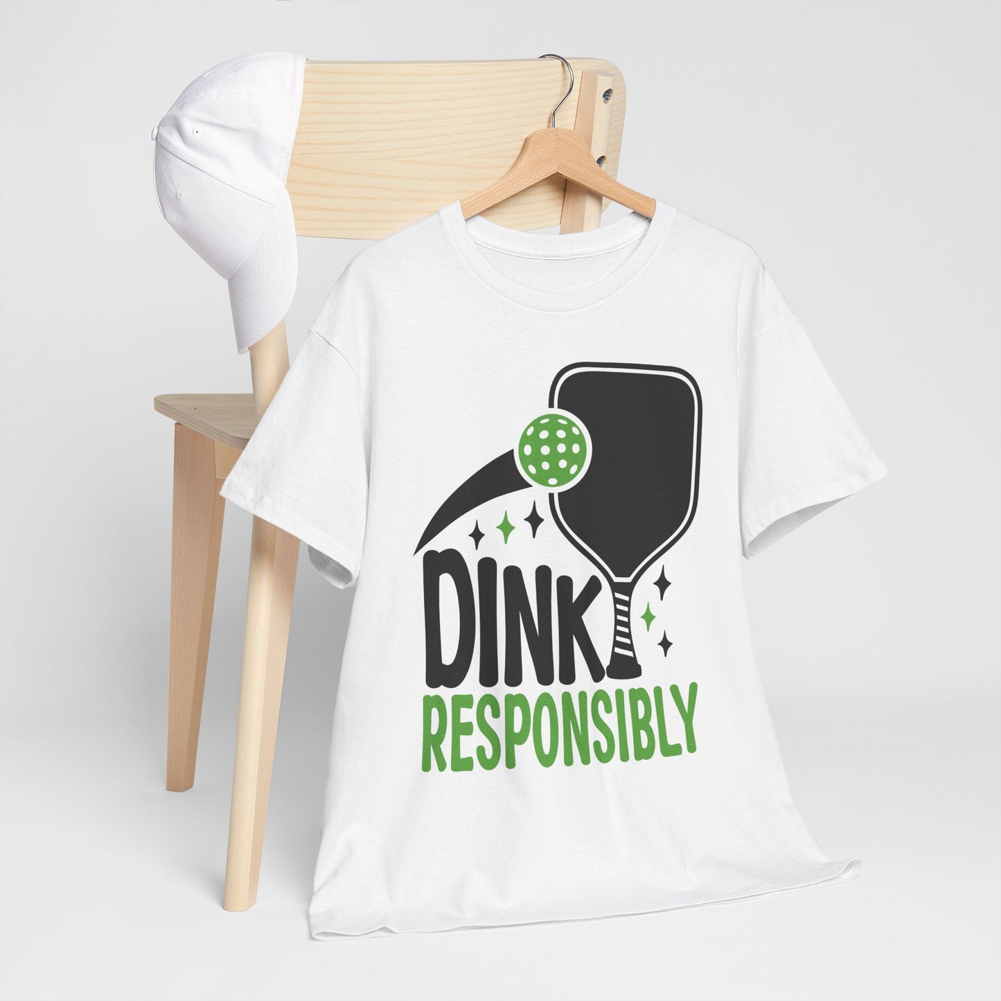 "Dink Responsibly" Pickleball T-Shirt for Men and Women