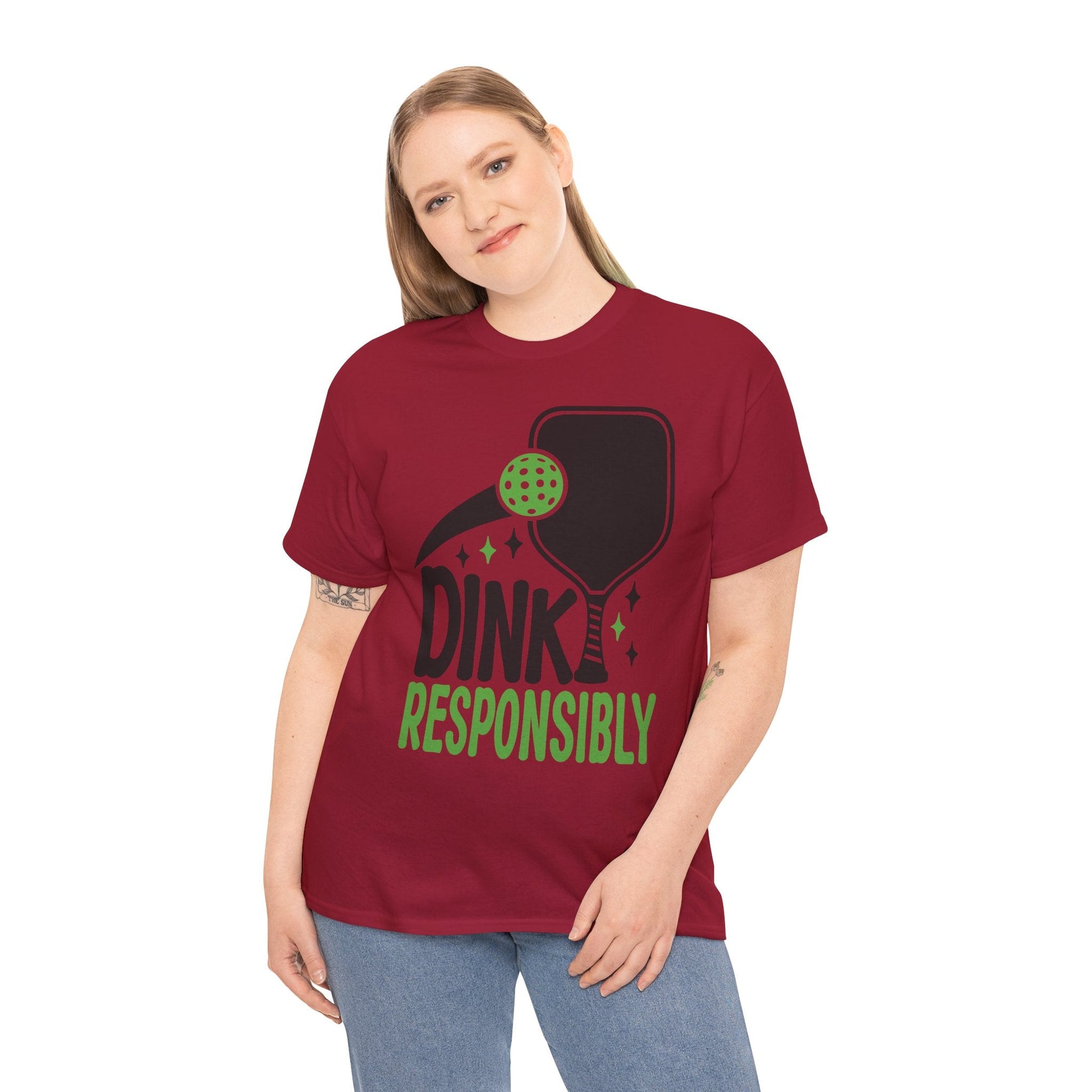 "Dink Responsibly" Pickleball T-Shirt for Men and Women