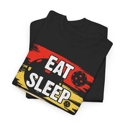 "Eat Sleep Pickleball Repeat" Funny Pickleball T-Shirt for Men and Women