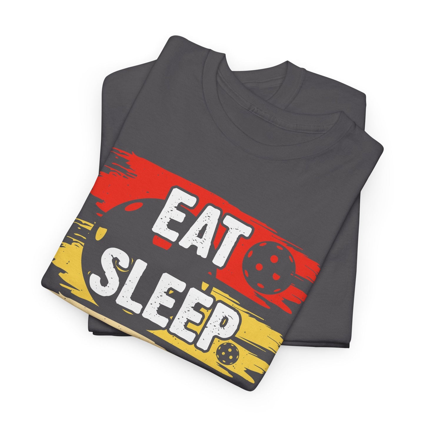 "Eat Sleep Pickleball Repeat" Funny Pickleball T-Shirt for Men and Women