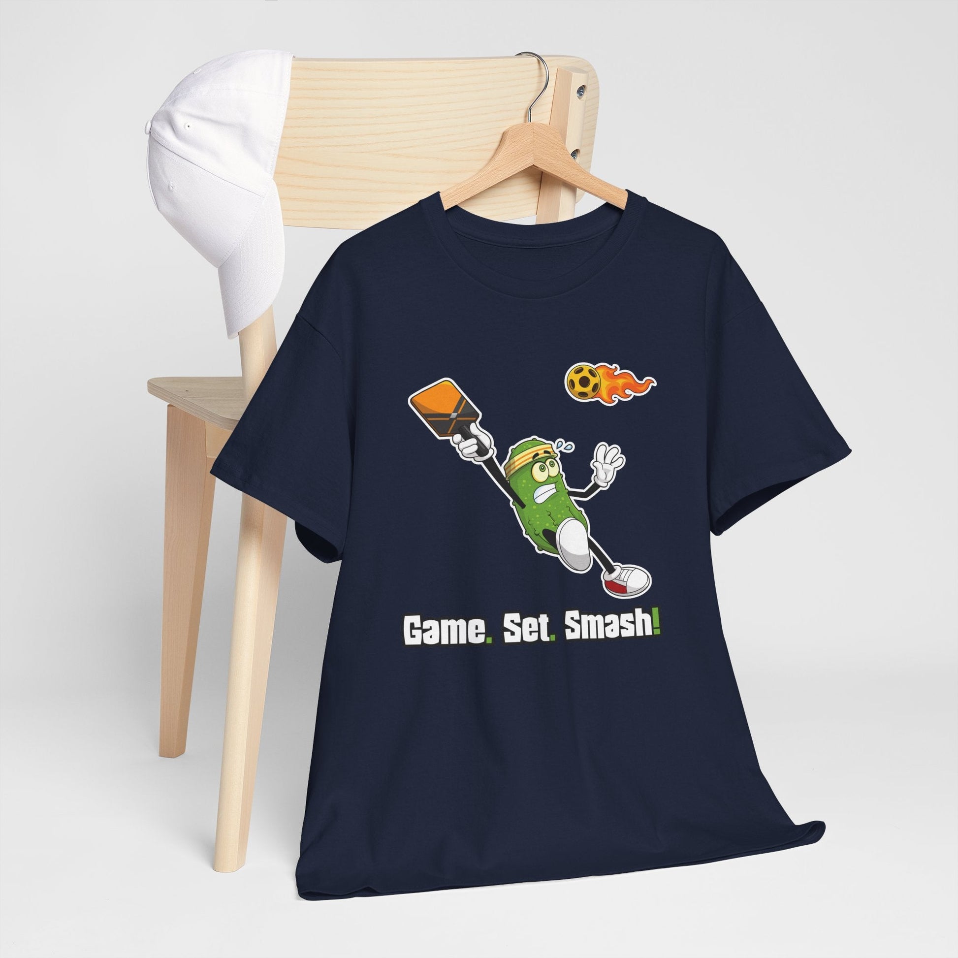 "Game. Set. Smash!" Men's Pickleball T-Shirt