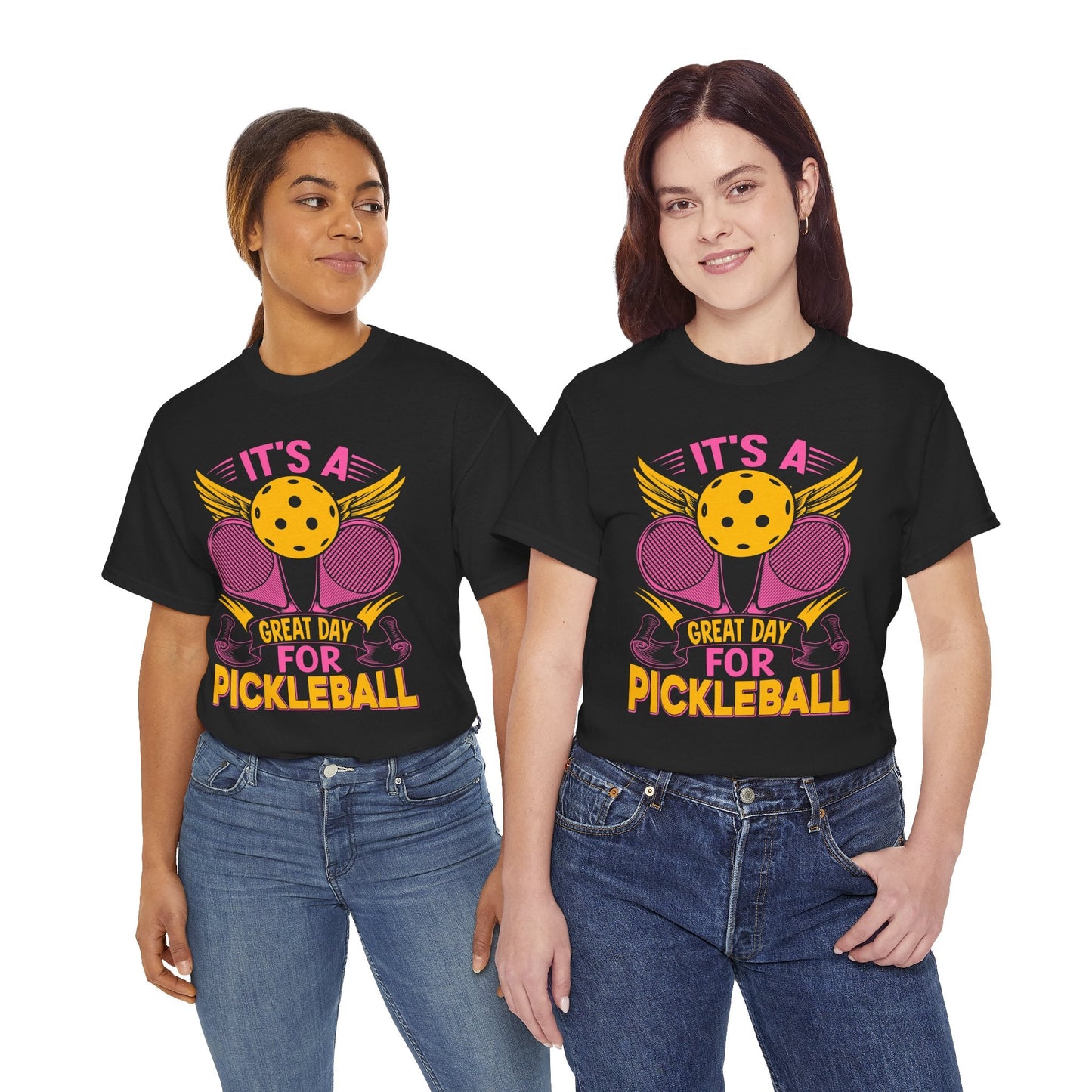 "It's a Great Day for Pickleball" Women's Pickleball T-Shirt