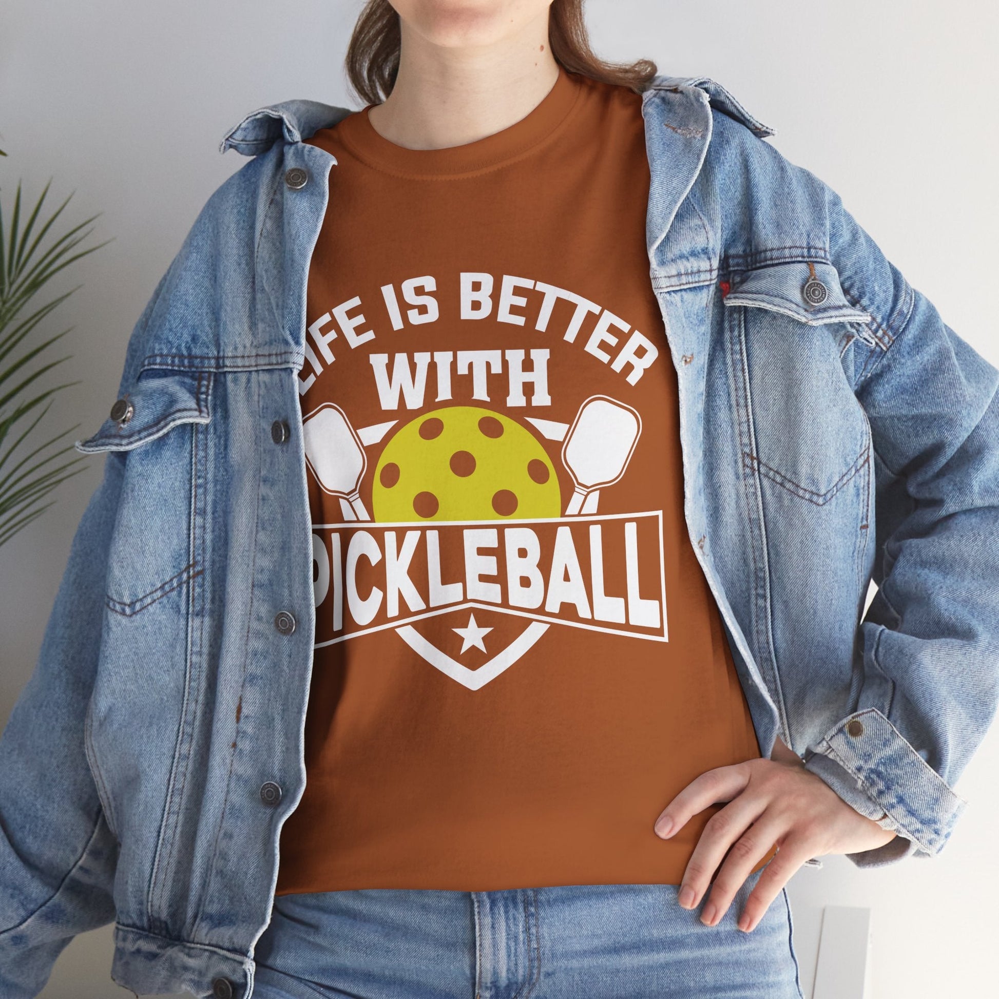 "Life is Better With Pickleball" Pickleball T-Shirt for Men and Women