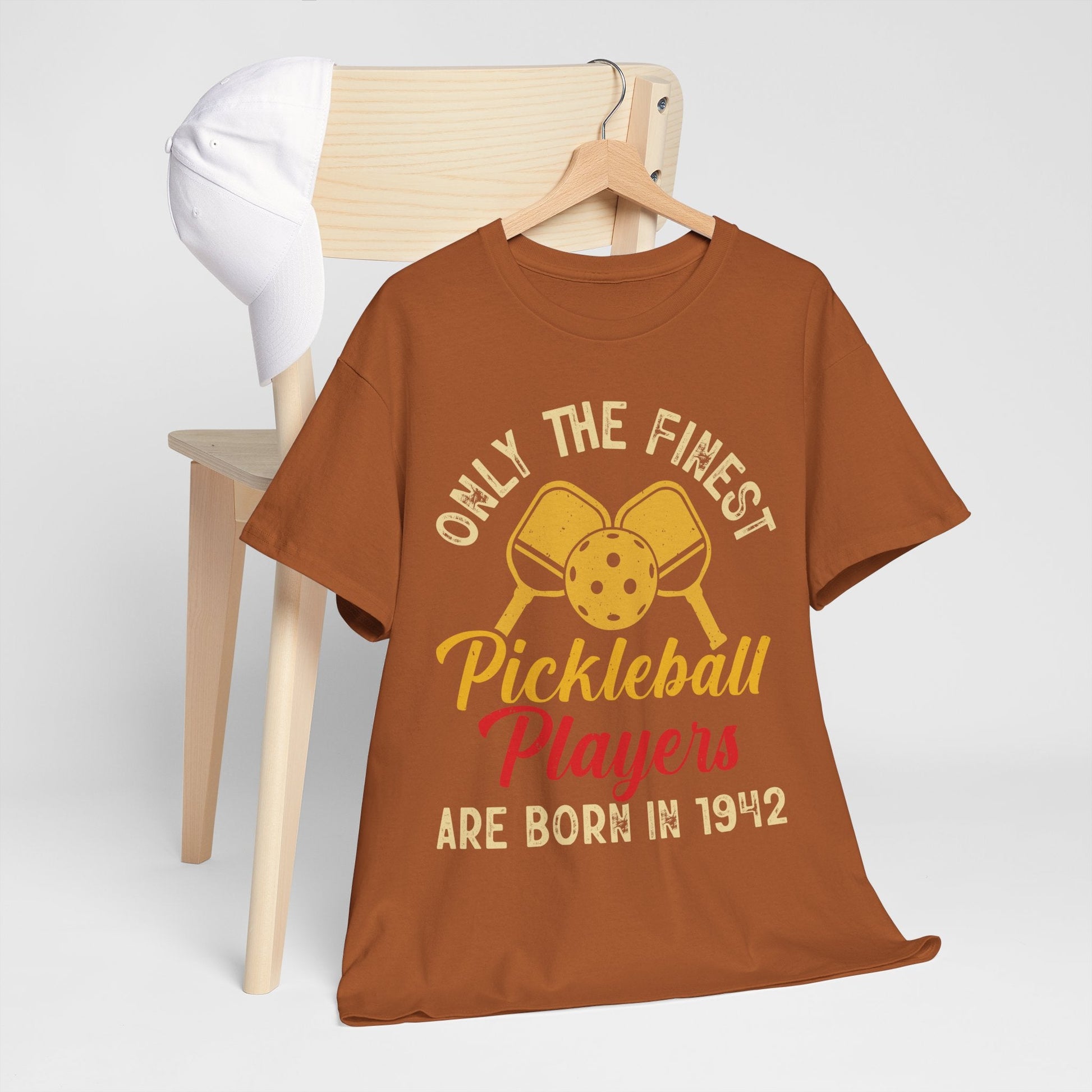 "Only The Finest Pickleball Players Are Born In 1942" Funny Men's Pickleball T-Shirt