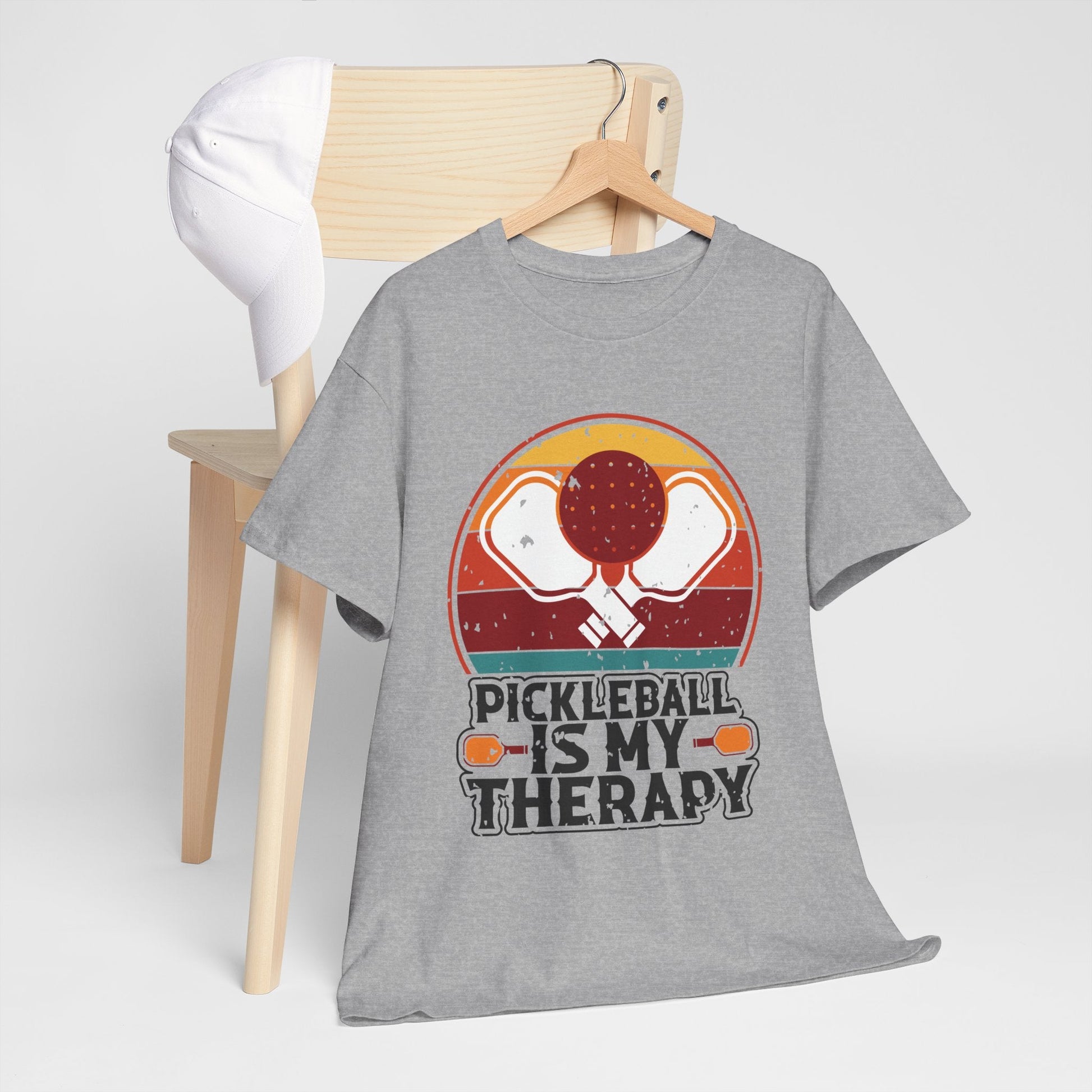 "Pickleball is my Therapy" Funny Pickleball T-Shirt for Men and Women