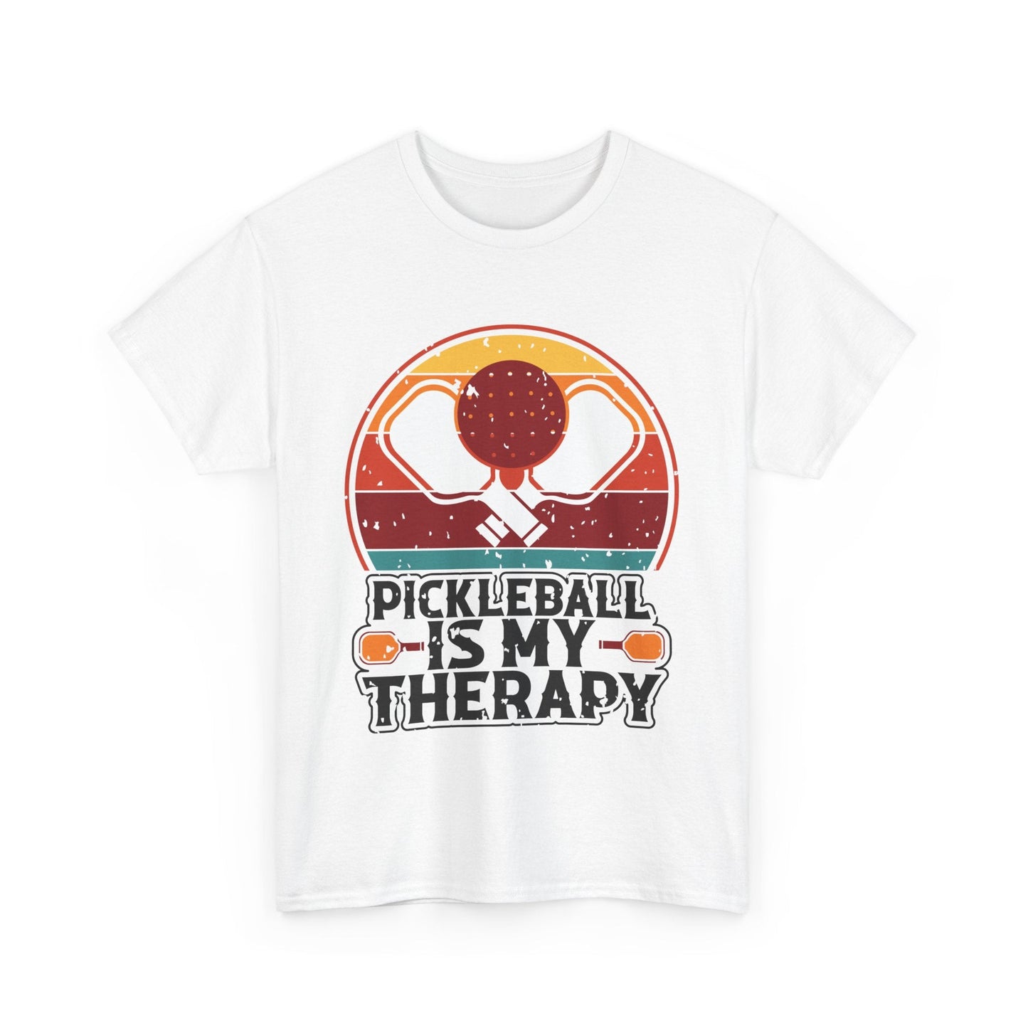 "Pickleball is my Therapy" Funny Pickleball T-Shirt for Men and Women