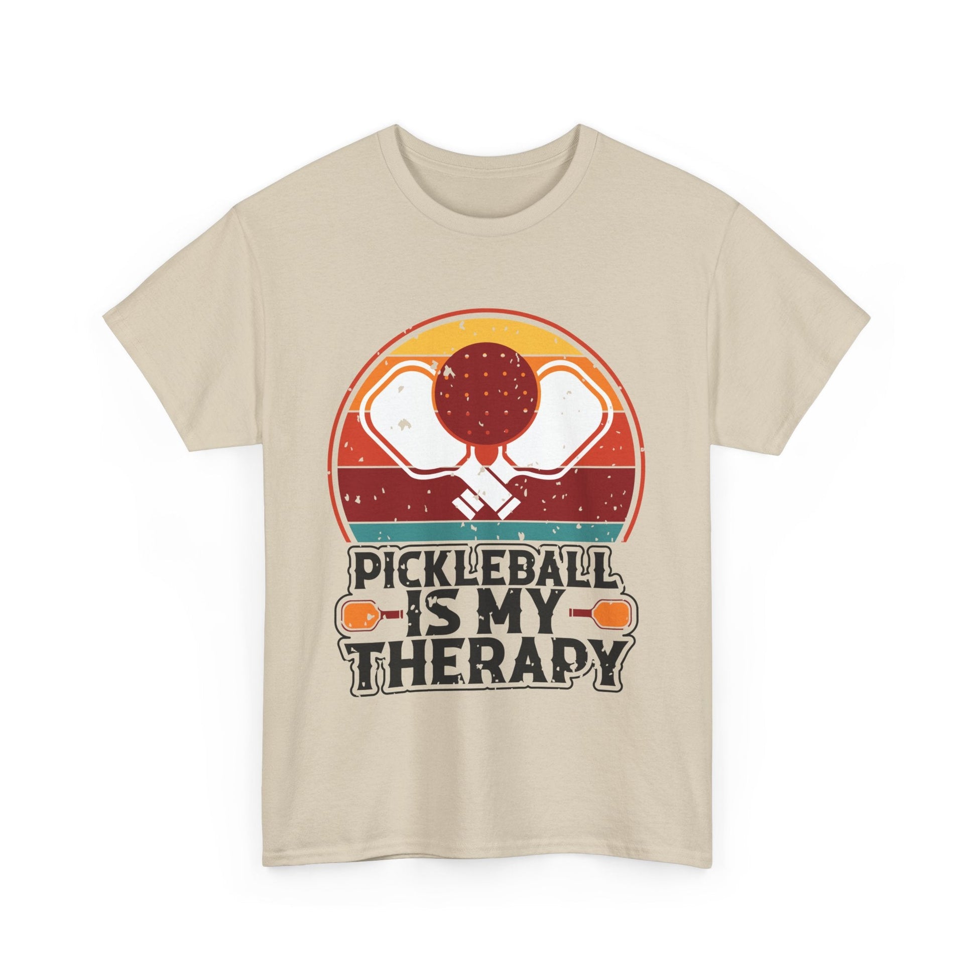 "Pickleball is my Therapy" Funny Pickleball T-Shirt for Men and Women