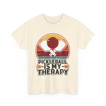 "Pickleball is my Therapy" Funny Pickleball T-Shirt for Men and Women