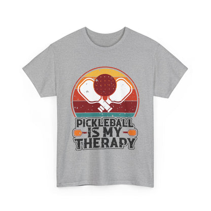 "Pickleball is my Therapy" Funny Pickleball T-Shirt for Men and Women