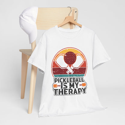 "Pickleball is my Therapy" Funny Pickleball T-Shirt for Men and Women