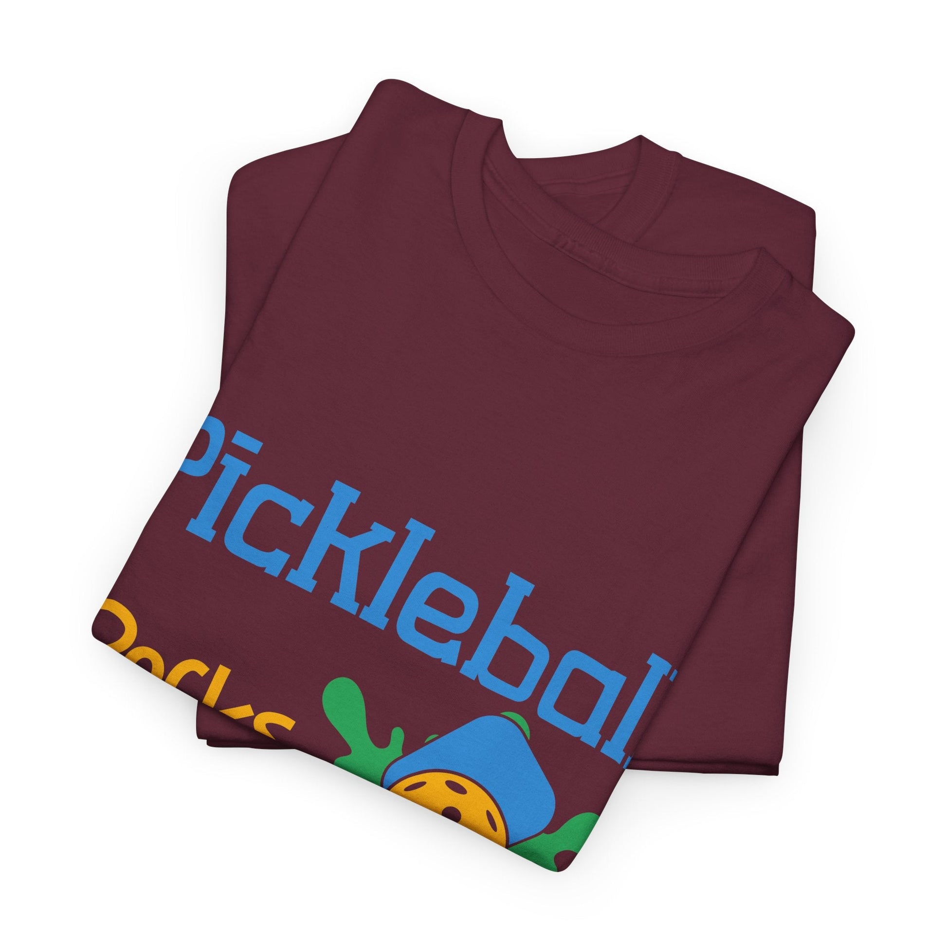 "Pickleball Rocks, Let's Play" Pickleball T-Shirt for Men and Women