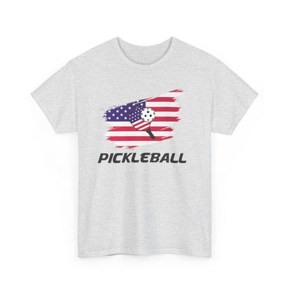 "Pickleball USA Flag Paddle" Men's T-Shirt