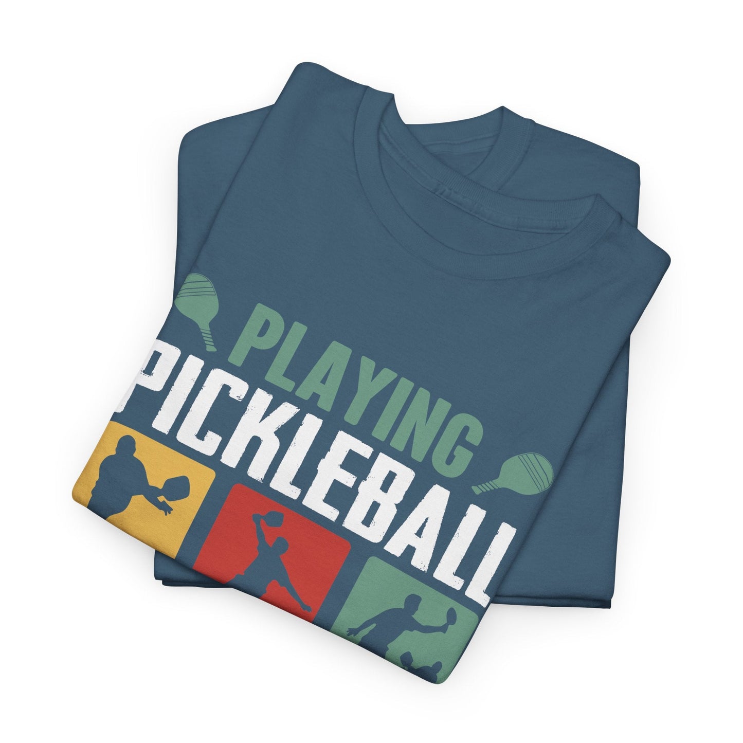 "Playing Pickleball Improves Memory" Pickleball T-Shirt for Men and Women