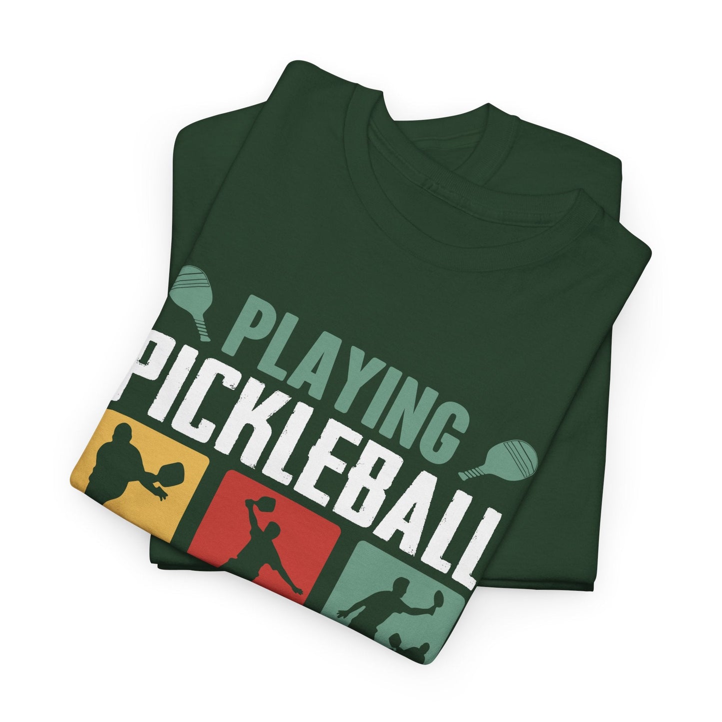 "Playing Pickleball Improves Memory" Pickleball T-Shirt for Men and Women