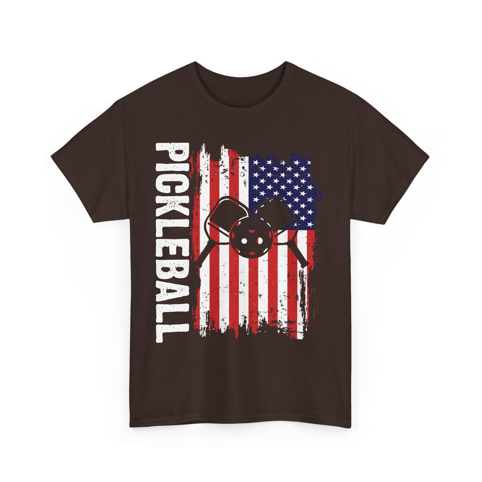 USA Flag Men's Pickleball T-Shirt